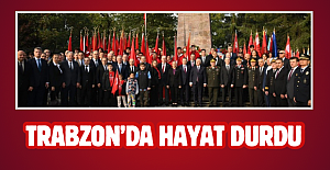 Trabzon'da hayat durdu!