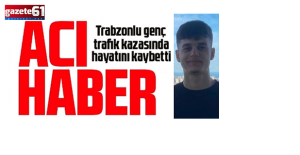 Trabzonlu genç yasa boğdu! Motosiklet kazasında hayatını kaybetti...