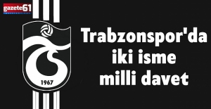 Trabzonspor'da iki isme milli davet