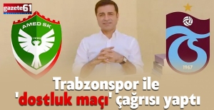 Trabzonspor ile 'dostluk maçı' çağrısı yaptı