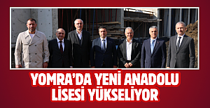 Yomra’da yeni Anadolu Lisesi yükseliyor