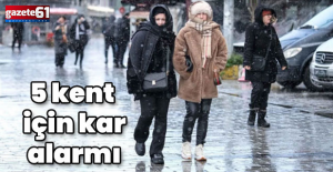 5 kent için kar alarmı! 4 bölgede yağış var