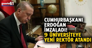 9 üniversiteye yeni rektör atandı