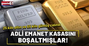 Adliyeden 25 kilo altın çaldı; hakkında yakalama kararı çıkarıldı