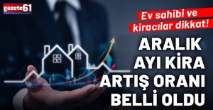 Aralık ayında konut ve iş yerlerine yapılacak kira zam oranları belli oldu!