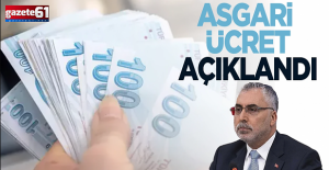 Asgari ücret açıklandı