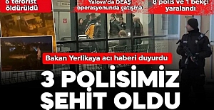 Bakan Yerlikaya acı haberi duyurdu! Şehitlerimiz var...