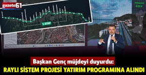 Başkan Genç müjdeyi duyurdu: RAYLI SİSTEM PROJESİ YATIRIM PROGRAMINA ALINDI