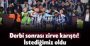 Derbi sonrası zirve karıştı! İstediğimiz oldu