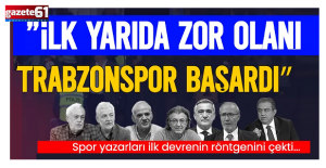 "İlk yarının olayı temiz eller operasyonu..."