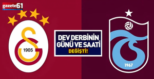 Galatasaray-Trabzonspor maçının günü ve saati değişti!