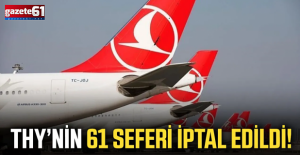 Hava trafiğine kar engeli! THY’nin 61 seferi iptal edildi