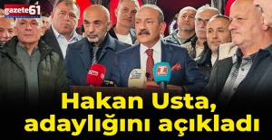 Hakan Usta, adaylığını açıkladı