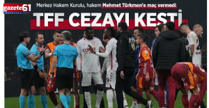 Hakem Mehmet Türkmen'e maç verilmedi