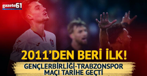 Gençlerbirliği-Trabzonspor maçı tarihe geçti!