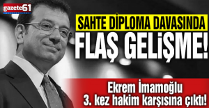 İmamoğlu'nun 'sahte diploma' davasında flaş gelişme!