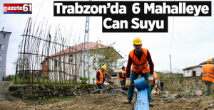 Ortahisar'da 86 milyonluk içme suyu alt yapı projesi...