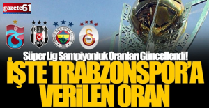 Süper Lig'de şampiyonluk oranları güncellendi!