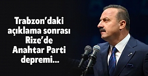 Trabzon’daki açıklama sonrası Rize’de Anahtar Parti depremi...
