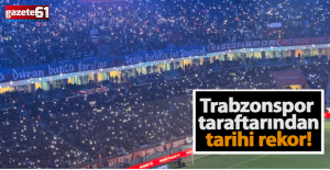 Trabzonspor - Beşiktaş maçında rekor seyirci
