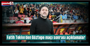 Trabzonspor'da Fatih Tekke: Oyuncularımla gurur duyuyorum!