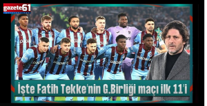 Trabzonspor'da tek hedef 3 puan! İşte Tekke'nin muhtemel 11'i