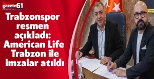Trabzonspor resmen açıkladı: American Life Trabzon ile imzalar atıldı