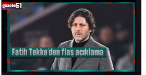 Trabzonspor Teknik Direktörü Fatih Tekke: Bu sonuç bizim için hiç iyi olmadı!