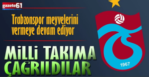 Trabzonspor'un gençlerine milli davet
