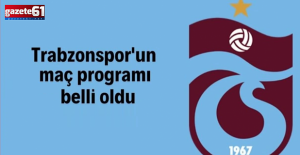 Trabzonspor'un son hafta programı belli oldu!