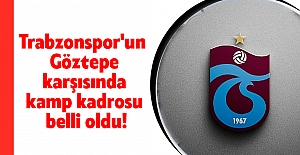 Trabzonspor'un Göztepe karşısında kamp kadrosu belli oldu!