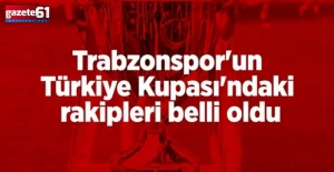 Trabzonspor’un kupadaki rakipleri belli oldu…