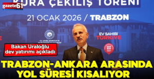 Ankara-Trabzon arası 4.5 saate düşecek