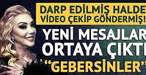 Darp edilmiş halde video çekip göndermiş!
