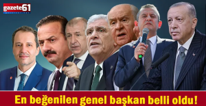 En beğenilen genel başkan belli oldu!