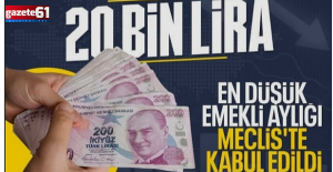 En düşük emekli aylığı meclisten geçti