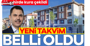 TOKİ'nin yeni kura takvimini Bakan Kurum açıkladı