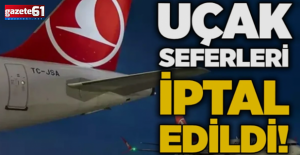 Karadeniz uçuşları iptal edildi: Resmi açıklama geldi