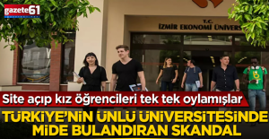 Kız öğrencileri tek tek oylamaya açtılar