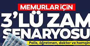 Memurlara en az 60 bin TL! İşte 3'lü enflasyon farkı + seyyanen zam hesabı