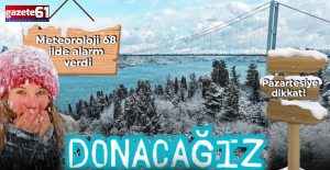 Meteoroloji 68 ilde alarm verdi! Akşam sağanak, sabah kar! Pazartesiye dikkat!