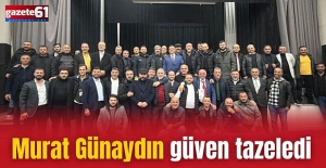 Murat Günaydın Güven Tazeledi