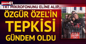 Özgür Özel, TRT mikrofonunu alıp böyle tepki gösterdi: Kimse helallik istemesin