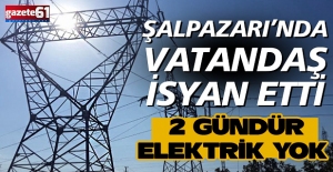 Şalpazarı’nda vatandaş isyan etti: 2 gündür elektrik yok