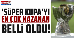 Süper Kupa'yı en çok kazanan takım hangisi?