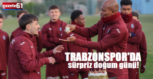 Trabzonspor'da sürpriz doğum günü!