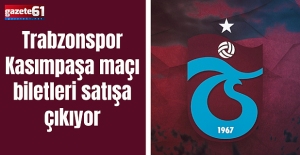 Trabzonspor Kasımpaşa maçı biletleri satışa çıkıyor