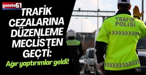 Trafik cezalarına düzenleme Meclis'ten geçti: Ağır yaptırımlar geldi!