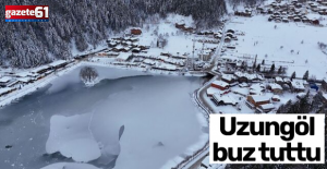 Uzungöl buz tuttu!