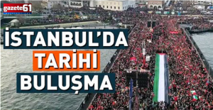 Yüz binler Filistin için tek yürek! Tarihi görüntüler…